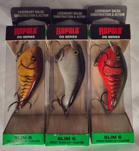 lot 24 image: 3 New RAPALAS OG Series
