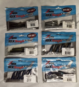 lot 29 image: 6 NEW Packages ZMan Baits