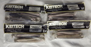 lot 31 image: 4 NEW Packages  Keitech Swing Impact