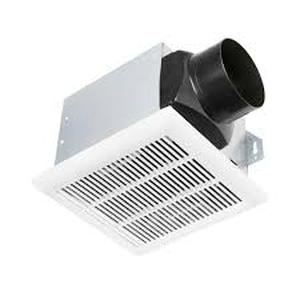 lot 16 image: Hampton Bay 80 CFM Ceiling Mount Room Side Installation Humidity Sensing Bathroom Exhaust Fan Customer Returns See Pictures
