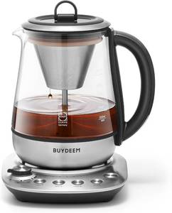 lot 16 image: BuyDeem Multifunctional Stainless Steel Electric Kettle for Tea and Coffee