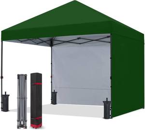 lot 60 image: Cooshade 8 X 8 Pop-Up Canopy Tent (Forest Green)