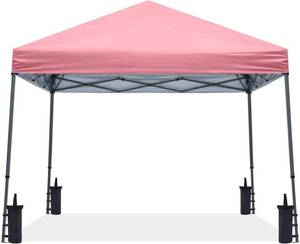 lot 62 image: ABCCanopy 10 X 10 Stable Pop-Up Outdoor Canopy Tent (Pink)