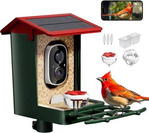 lot 66 image: Heapets Smart Bird Feeder with Camera