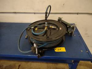 lot 24 image: Bluebird Air Hose Reel...