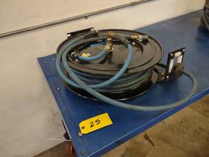 lot 25 image: Bluebird Air Hose Reel...