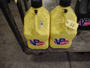 lot 58 image: (2) 5 Gallon Fuel Cans...