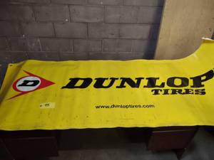 lot 95 image: Dunlop Banner...