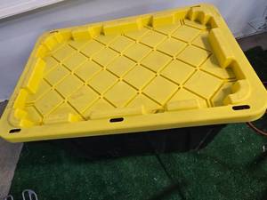 lot 30 image: Storage ContainerTote ( Used, Like New). Dimension 28L x19.5W x 15H