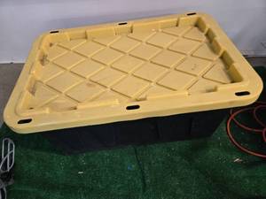 lot 36 image: Storage ContainerTote (Used, Like New). Dimension 31L x 21W x 14H