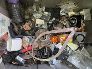 lot 20 image: Lots of hardware stuff plus tote ( Used and new)