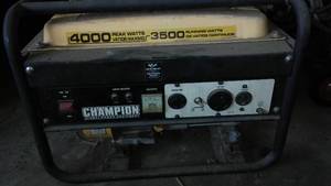 lot 637 image: Champion Generator 196 cc.