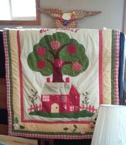 lot 969 image: Eagle Quater holder, Picture Blanket and Step Stool.