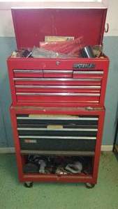 lot 932 image: Waterloo Craftsman  Rolling Toolchest.