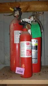 lot 701 image: Fire Extinguishers (3) Abc And Bc