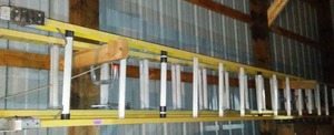 lot 707 image: Extension Ladder 14 Ft. And Step Ladder 5 Ft. Werner