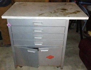 lot 714 image: Nu Arc 4 Drawer And Cabinet Toolbox With Contents.