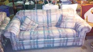 lot 730 image: Sofa (2) and Recliner (2), coffee table and more.