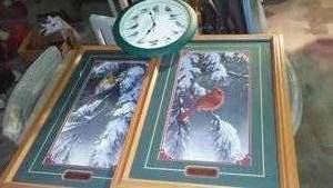 lot 681 image: Winter Light I And II Wilheim Goebel.