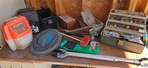 lot 588 image: Plano Tackle Box With Tackle and More.