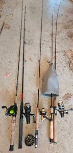 lot 590 image: Fishing Rods and Reels (5).