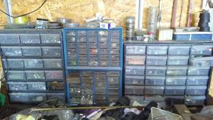 lot 851 image: Parts Organizers with Contents.