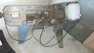 lot 858 image: Dayton Band Saw with Split Phase Motor.