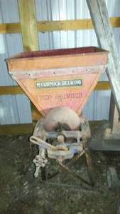 lot 837 image: McCormick Deering Feed Grinder.