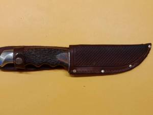 lot 803A image: Schrade Walden NY USA 148 Fixed blade