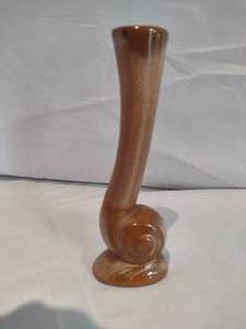 lot 3 image: FRANKOMA Pottery Bud Vase #31 Snail Design