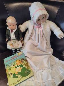 lot 72 image: Antique Dolls & Book