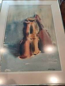 lot 68 image: Pottery Framed Art