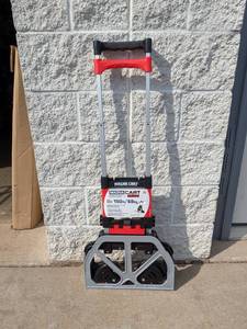 lot 9 image: NEW MAGNA CART PLUS 6 WHEEL ALUMINUM FOLDING HAND TRUCK