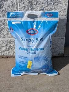 lot 13 image: NEW CLOROX SIMPLY SALT NATURAL WATER SOFTENER CRYSTALS (40LBS. BAG)
