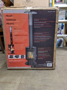 lot 23 image: NEW FLAMEPRO PELLET PATIO HEATER