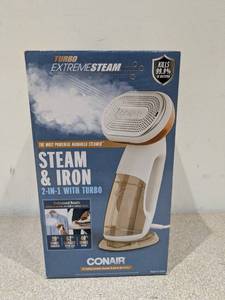 lot 63 image: CONAIR STEAM & IRON 2-IN-1 WTURBO