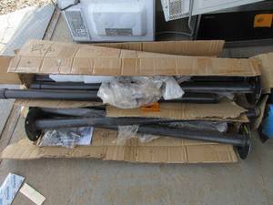 lot 150 image: BISTRO LIGHT POLES - NEW