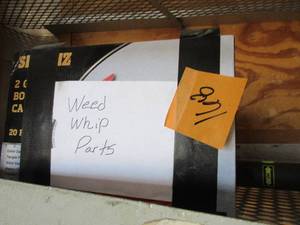 lot 168 image: WEED WHIP PARTS