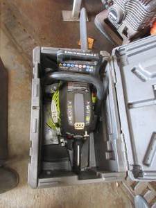lot 171 image: RYOBI CHAINSAW WITH CASE