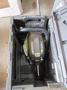 lot 175 image: RYOBI CHAINSAW WITH CASE