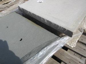 lot 123 image: BLUESTONE AND LIMESTONE CAPS