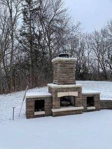 FIREPLACE WALL AND UNIT