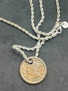 lot 12 image: 1846 Large Cent