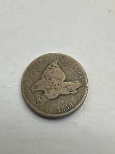 lot 24 image: 1858 Flying Eagle Cent