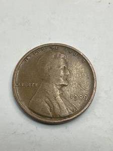 lot 25 image: 1909-VDB Penny