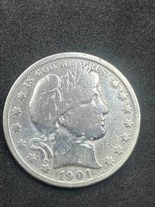 lot 31 image: 1901 Barber Half Dollar