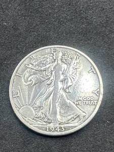 lot 46 image: 1943 Walking Liberty Half Dollar