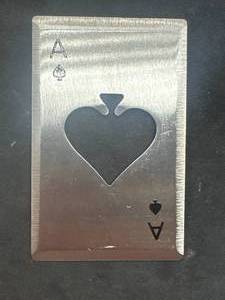 lot 67 image: Ace of Spade Throwing Blade (3 38 Tall)
