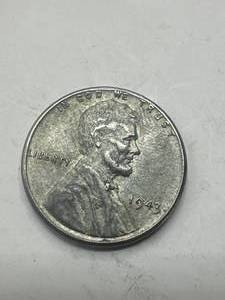lot 69 image: 1943 World War 2 Steel Penny