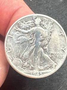 lot 71 image: 1945 Walking Liberty Half Dollar